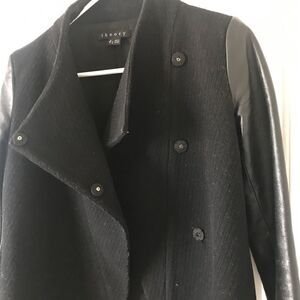 Theory black wool jacket